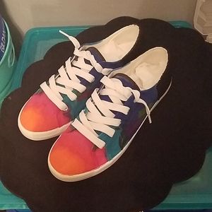 Tye dye sneakers
